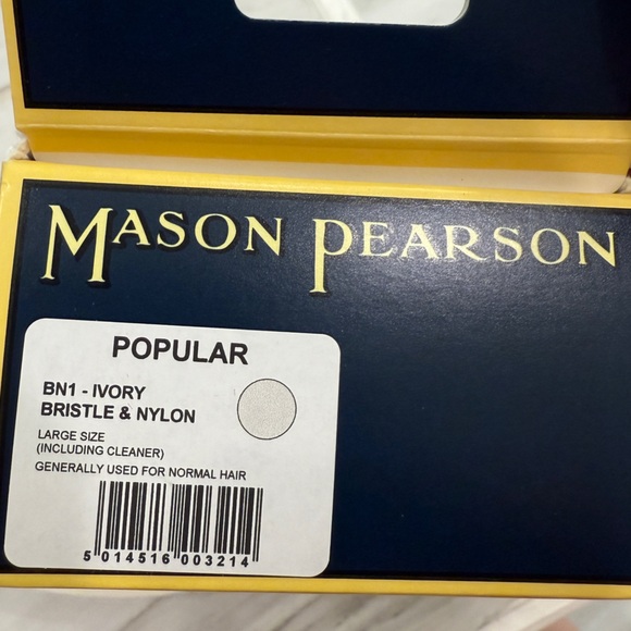 Mason Pearson “Popular” Pristine White Hair Brush - Picture 5 of 5